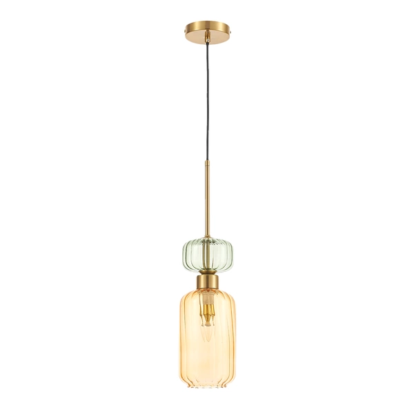 Lampa wisząca MOLLY AMBER 1xE14