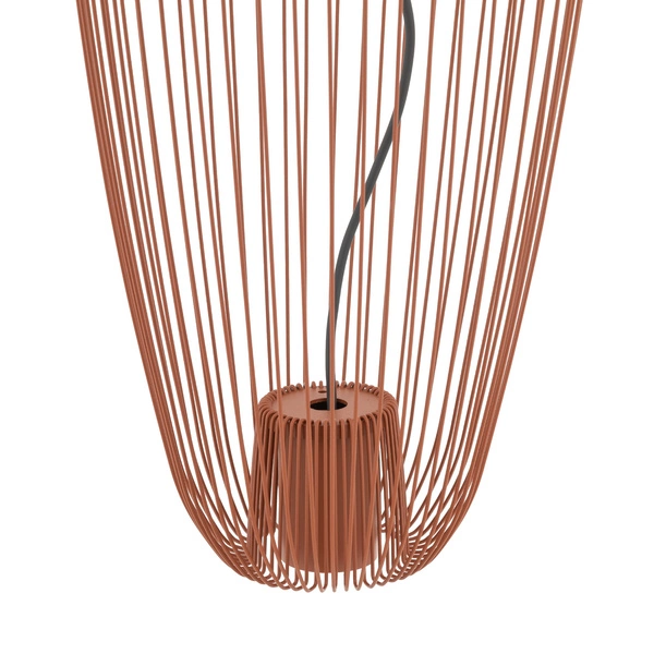 Lampa wisząca PUMPKIN S szer. 27cm wys. 200 cm GU10 R50 | Terracota 11496