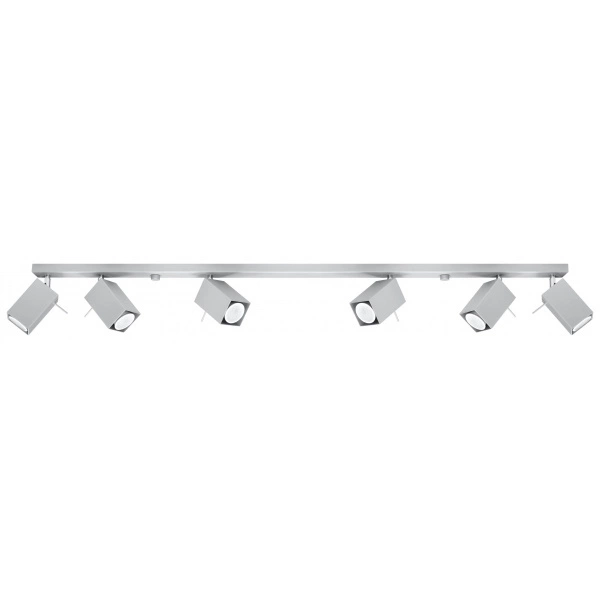 Designerska lampa sufitowa MERIDA 6L SL.0462 Szara 6xGU10