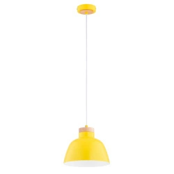 Lampa wisząca ALFA LORIEN ŻÓŁTA 1xE27 23cm | 61359