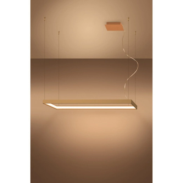 Lampa wisząca TUULA M, złota, 50W LED, barwa ciepła 3000K, TH.161