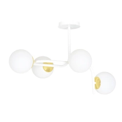 Lampa sufitowa Emibig RAGNAR 4A Biały GOLD 1033/4A
