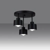 Lampa sufitowa SAVAR 3, czarna, 3x60W E27, SL.1131