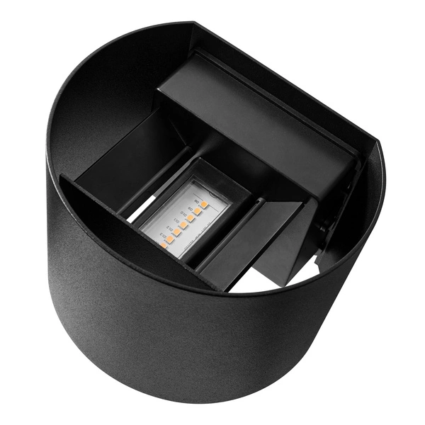 Kinkiet MILDA LED 3000K Biała ciepła Aluminium | Czarny