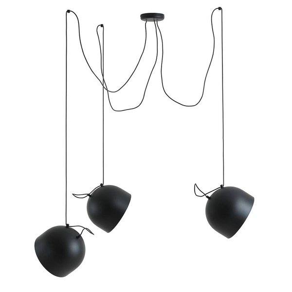 Aldex LAMPA WISZĄCA NOOR 3 BLACK 1122E_1