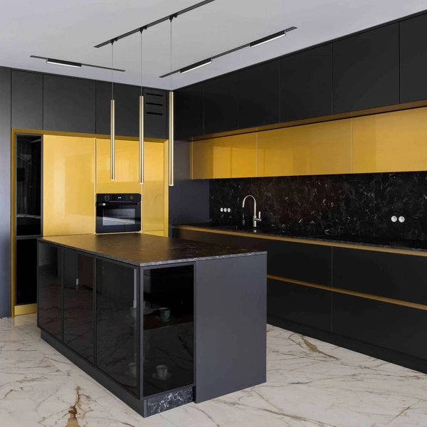 Łącznik "I" do systemu szynowego MAGNETIC, LIGHT PRESTIGE - czarny