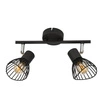 Lampa sufitowa FLY listwa 92-61898 czarny/chrom 2xE14