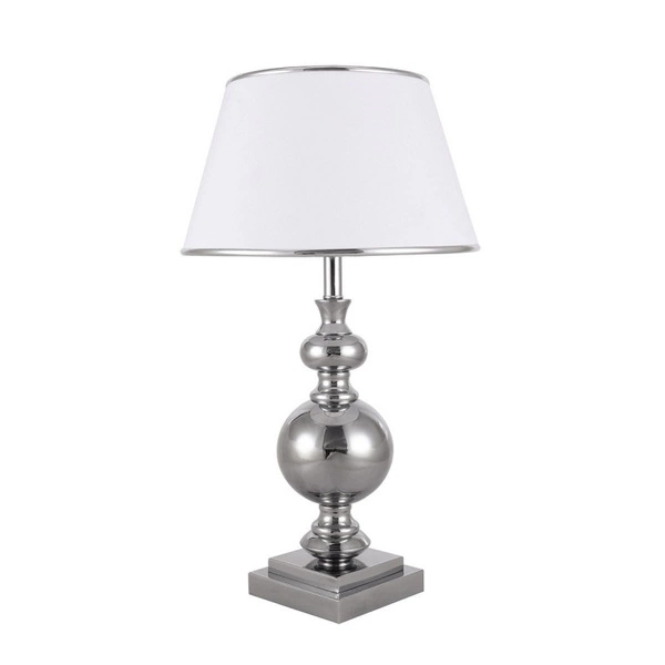 Lampka biurkowa Letto wys. cał. 63cm E27 | chrom