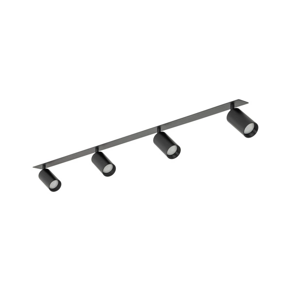 AMIS BLACK 4XGU10 PODTYNKOWY