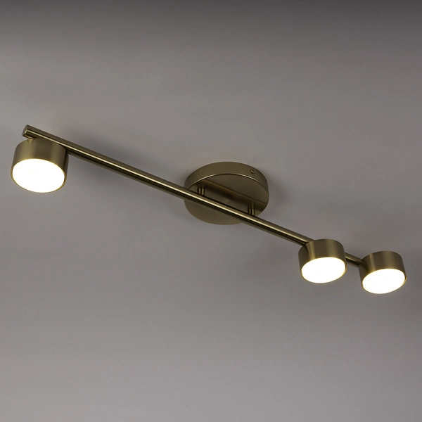 Lampa Sigma PUNTO 3 plafon złoty szczotkowany 40825