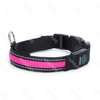 Świecąca obroża typ.A LED dla psa USB dł. 41-51cm | różowy