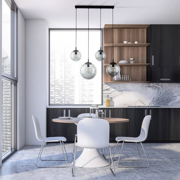 ESME GRAPHITE LAMPA WISZĄCA 4 LISTWA 5381