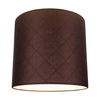 Abażur Cylinder E27 H30 Brązowy Tkanina Syntetyczna A0937