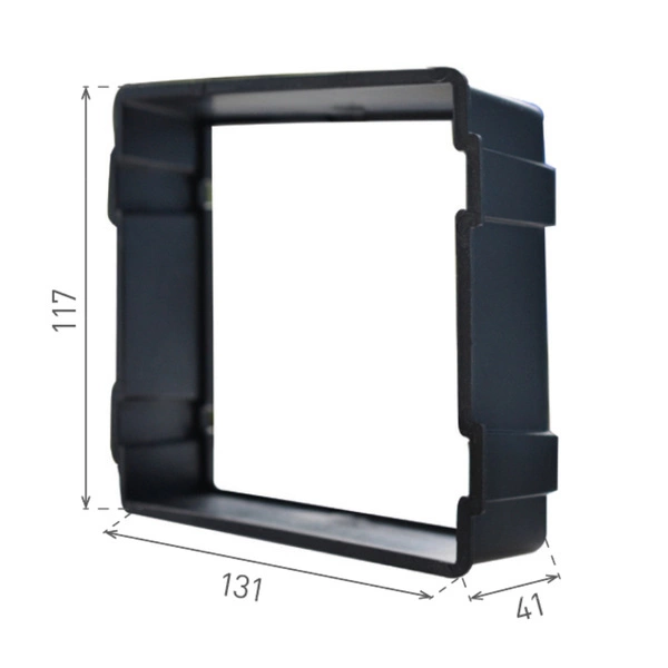 Zewnętrzna lampa ścienna WALL 30 3W 6500K IP65 wpuszczana | szary