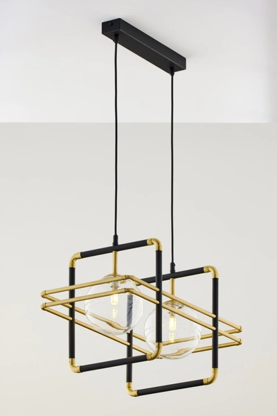 Nowoczesna Lampa wisząca FIORI wys. 115cm 2xG9 14W IP20 | Złoty