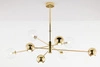 Nowoczesny Żyrandol MOKA wys. 47-69cm 4xG9 4xGU10
14W IP20 | Złoty