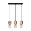 Pino Lampa Wisząca 3xE27 Max.60W Sosna Bejcowana/Czarny 71689304