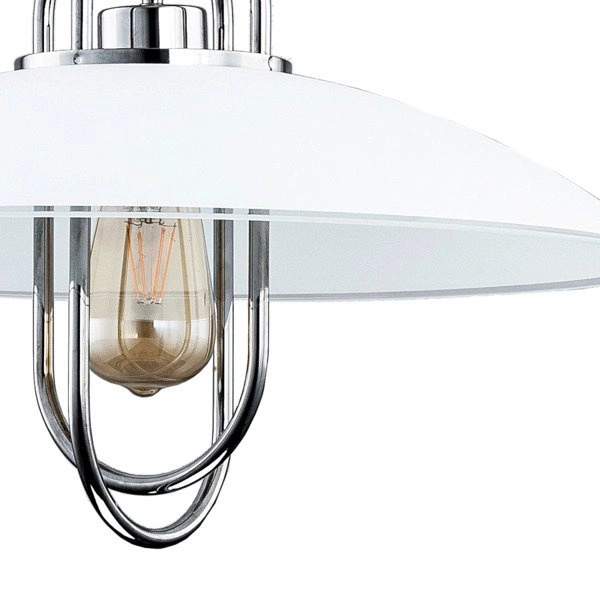 Lampa wisząca ALFA SALIX CHROM 1xE27 30cm | 60454