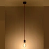 Lampa Wisząca EDISON SL.0156 czarny/fioletowy1xE27