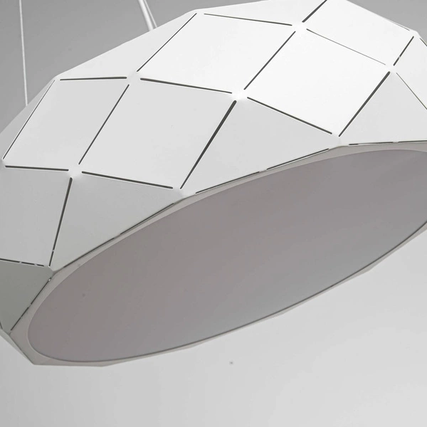 Lampa wisząca REUS biała 47cm