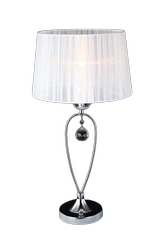 Lampka biurkowa Vivien śr. 30cm E14 | biały