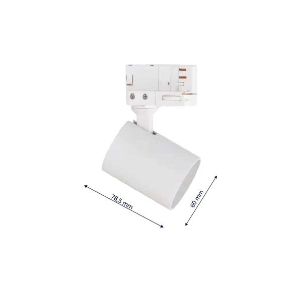 Zestaw szynoprzewodu Snow SET 3F, biały, 4x50W GU10