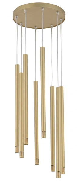 Nowoczesna lampa wisząca SOPEL LASER 8 złoty 33233
