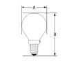 LED KULKA E-14 230V 6W NW SPECTRUM
