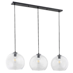 Lampa wisząca ALFA VALENCIA CZARNA 3xE27 30cm | 63049