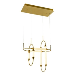 Lampa wisząca Degal dł. 56,5cm 
58.3W LED ciepła biel 3000K | miedziany