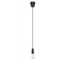 Lampa Wisząca DIEGO, PCV Czarna, E27 60W, SL.0572