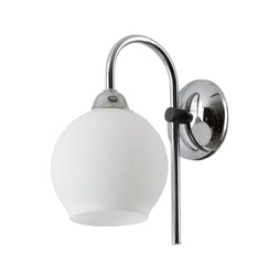 Klasyczny Kinkiet AXEL wys. 28cm 1xE27 15W IP20 | Chrom