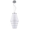 Lampa wisząca Britt 1xE27 Max.60W Chromowany metal/białe szkło 1670128