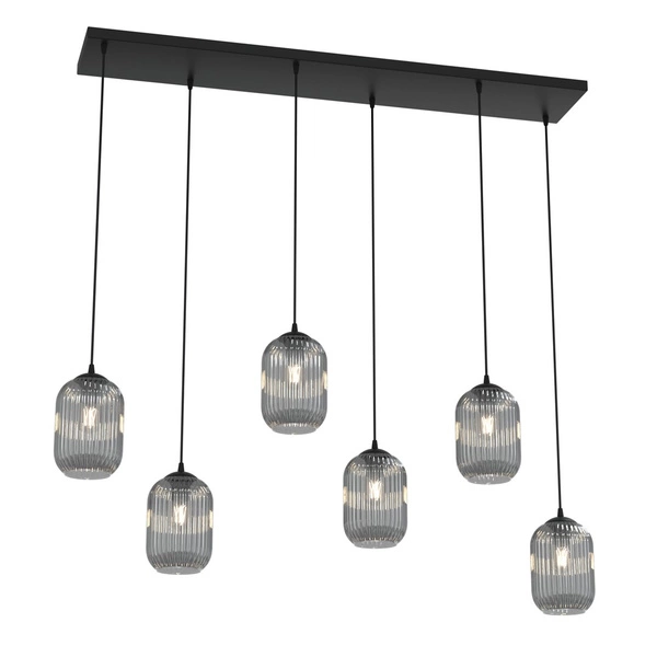 Lampa wisząca Emibig VERDI 6 BL GRAFIT 1434/6