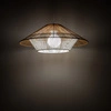 Lampa wisząca JAPANDI S szer. 50cm E27 | naturalne drewno/biały 11156