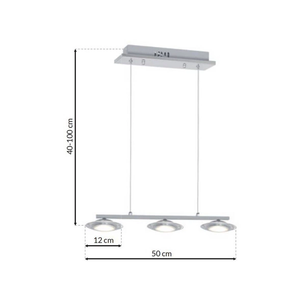 LAMPA WISZĄCA ELLIPSE 15W LED