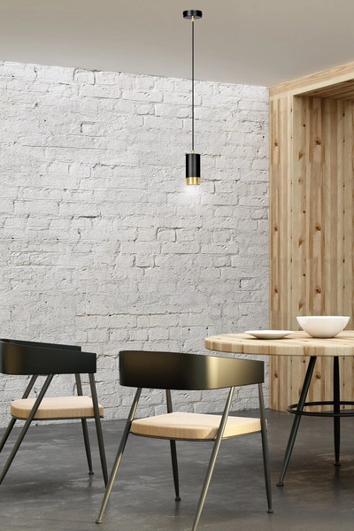 Lampa wisząca Emibig FUMIKO 1 BL/GOLD 817/1