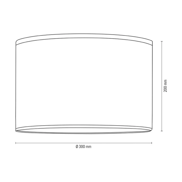 Tapeta Cylinder Abażur E27 H30 Kwiaty A0342