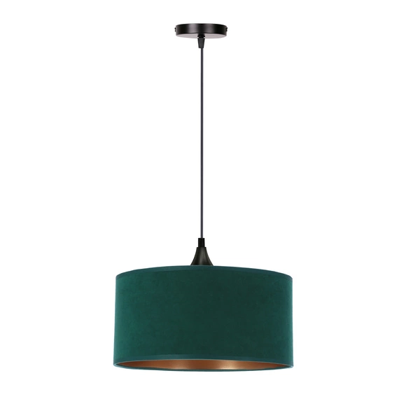 Lampa wisząca MALOTO, 31-19646, czarny/butelkowy zielony/złoty, 1x60W E27