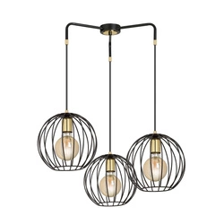 Lampa wisząca Emibig ALBIO 3 Czarny 144/3
