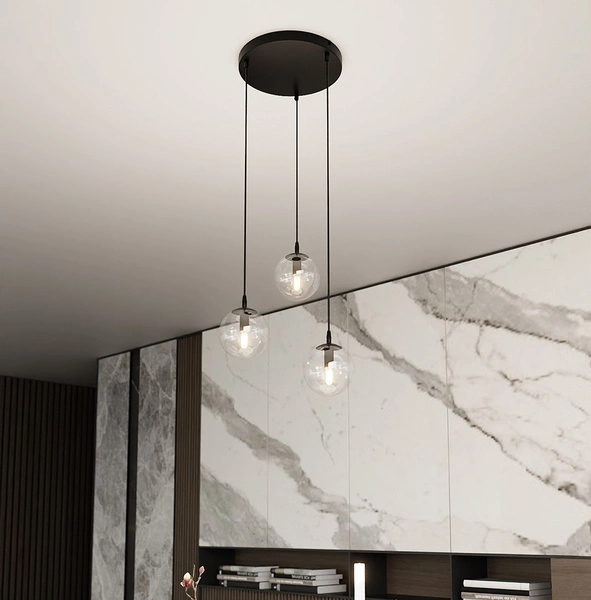 Lampa wisząca Emibig COSMO 3 BL PREMIUM TRANSPARENT 711/3PREM