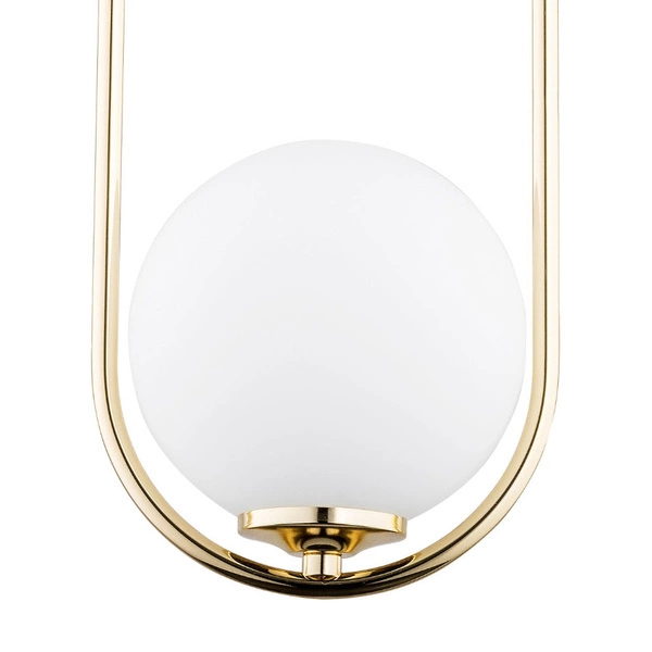 Lampa wisząca ALFA NOVAL L ZŁOTA 1xE14 17cm | 60697