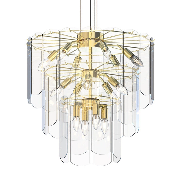 MD3523-14L-EGN NIRA LAMPA WISZĄCA ZŁOTA/GOLD