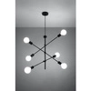 Lampa wisząca CONCEPT 6 SL.0713 czarna 6xE27