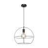 Casa Palla Lampa Wisząca 1xE27 Max.60W Czarny/Czarny PVC 17849104