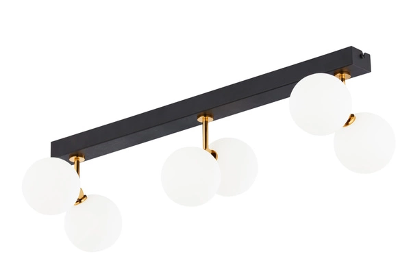 Nowoczesna Lampa sufitowa LUNA wys. 19cm 6xG9 14W IP20 | Złoty