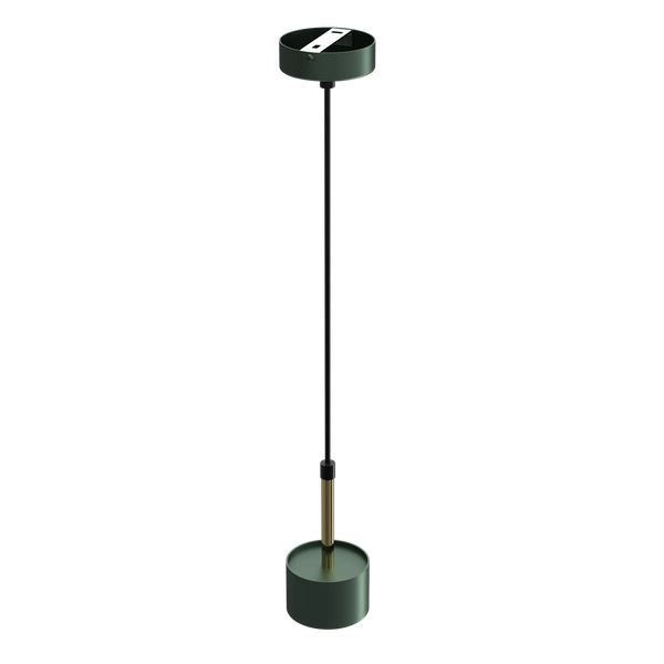 Lampa wisząca ARENA, MLP7766, zielony/złoty, 1x11W GX53