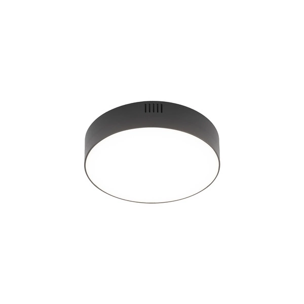 Plafon LID ROUND LED 16cm 25W barwa ciepła 3000K | czarny 10407