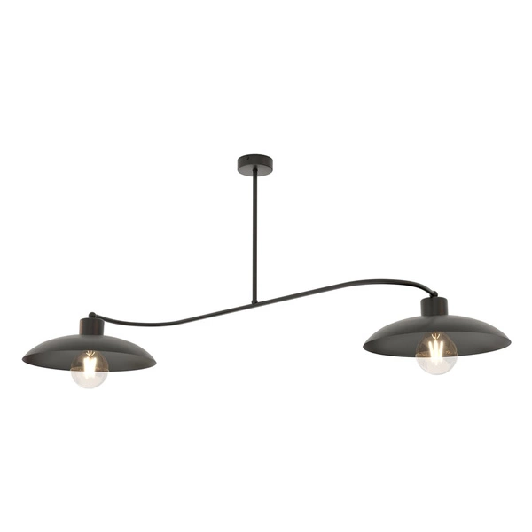 Lampa sufitowa Emibig FOSTER 2 Czarny 1353/2