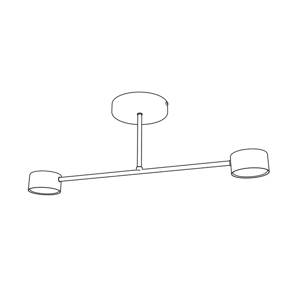 Lampa sufitowa Emibig HALO 2 Biały 1356/2
